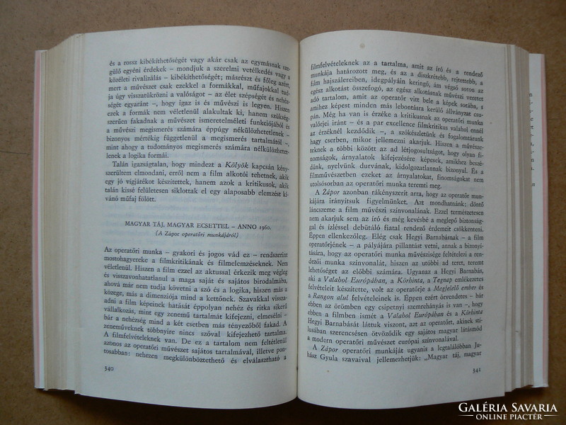 LUMIÉRE ÁRNYÉKÁBAN, GYERTYÁN ERVIN 1977, KÖNYV JÓ ÁLLAPOTBAN