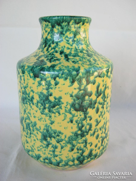 Retro ...  iparművészeti kerámia váza 19 cm