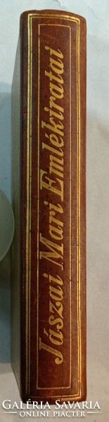 Memoirs of Mari Jászai, half-leather binding