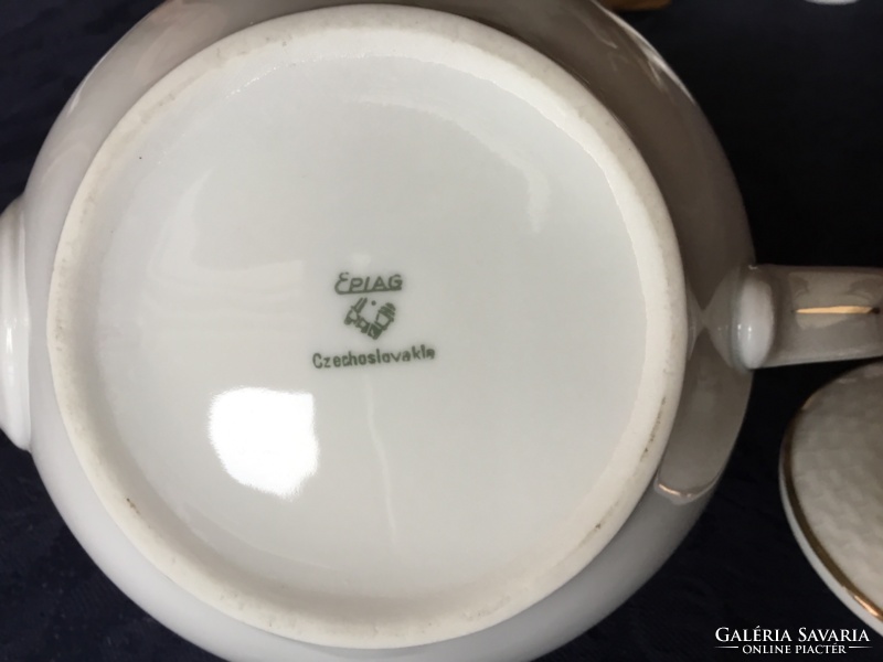 Elbogen tea pouring, flawless, snow-white, epiag porcelain (32)