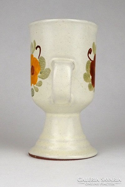 1G466 old Városlőd ceramic cup with base 14 cm