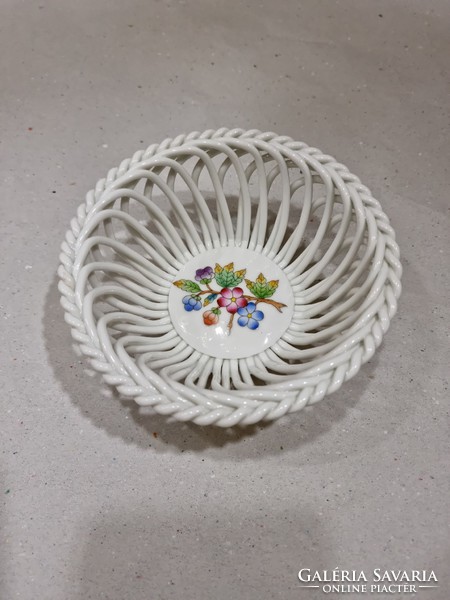 Herend openwork bowl