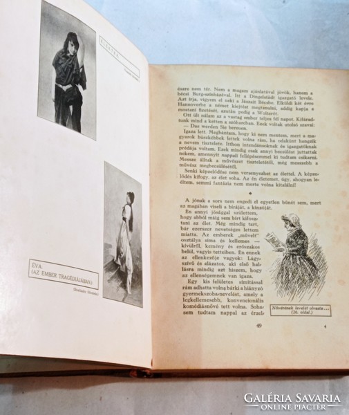 Memoirs of Mari Jászai, half-leather binding