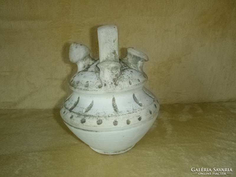 Spanish botijo pottery.