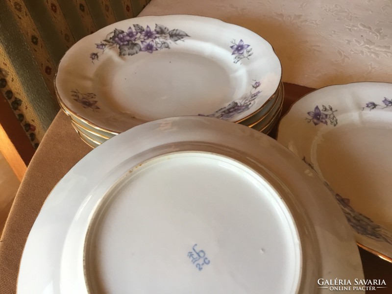Beautiful baranovka plates, 20 cm small plates.