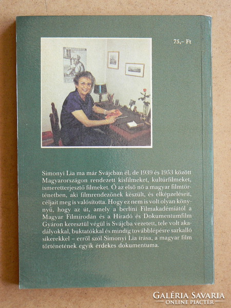 That's it! (Review of 50 years of film work (1937-1987), lia simonyi 1988, book in good condition