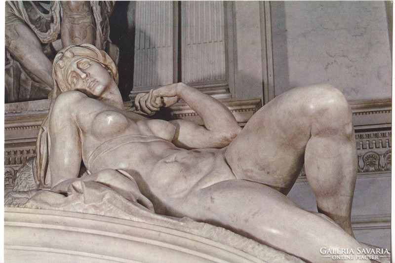 Képeslap /  Michelangelo Buonarroti   / munkája