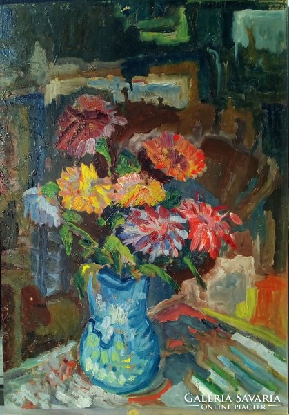 Painting, András vincze, still life