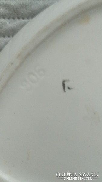 Antik bordó tányér 15 cm