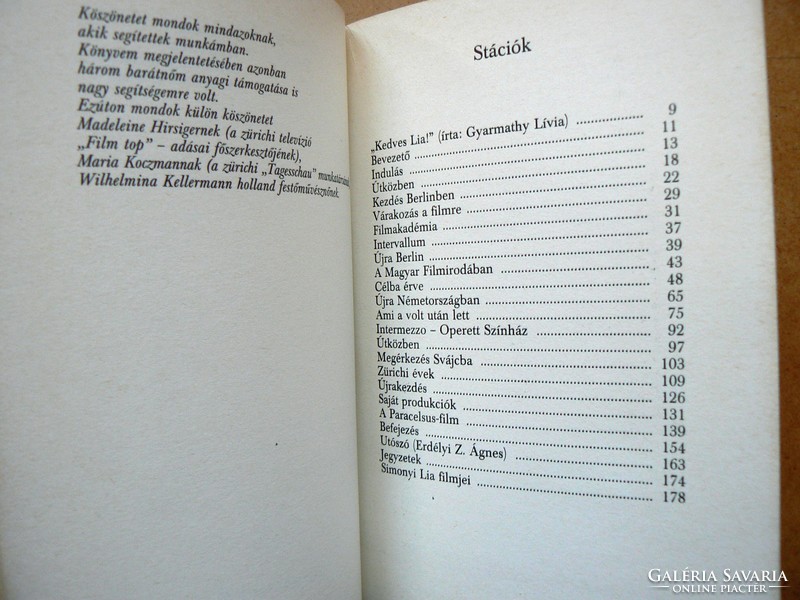 ENNYI! (VISSZATEKINTÉS 50 ÉV FILMMUNKÁJÁRA (1937-1987), SIMONYI LIA 1988, KÖNYV JÓ ÁLLAPOTBAN