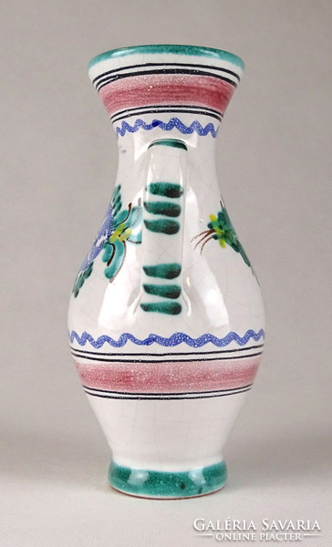 1G470 marked flower pattern ceramic mug 17 cm