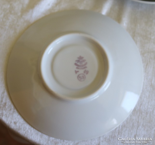 Antik TK Thurn Czechoglovakia Angelika porcelan teás/kávéskészlet 6 db-os