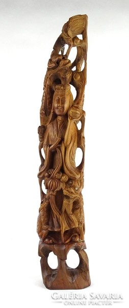 1G389 large oriental wood carving dragon wood carving 59.5 Cm