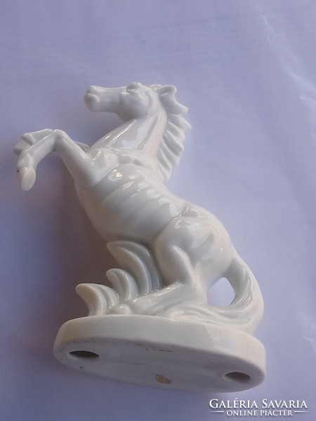 Porcelain horse.