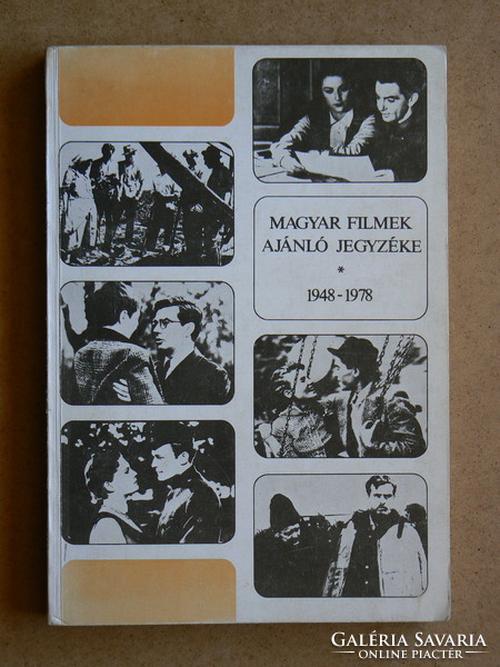 A MAGYAR FILMEK AJÁNLÓ JEGYZÉKE (1948-1978), ÁBEL PÉTER 1978, KÖNYV JÓ ÁLLAPOTBAN,