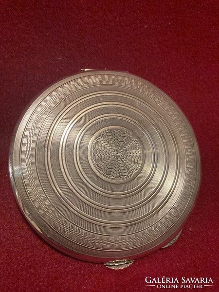 Antique (1900s). Silver (800 fineness (powder box