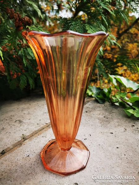 Art deco chalice vase