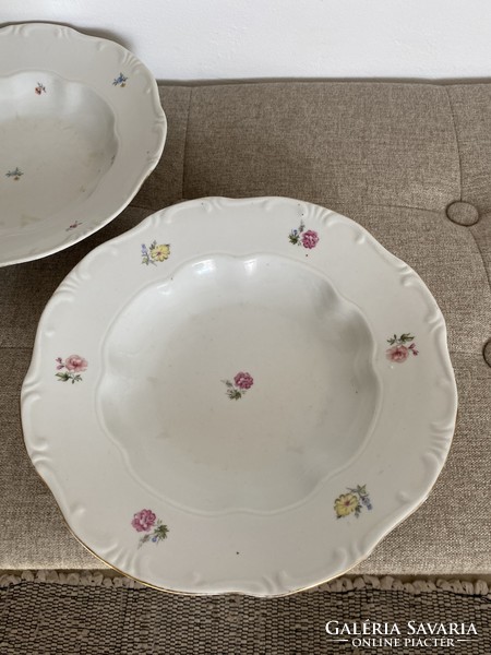 Zsolnay floral plate 3pcs