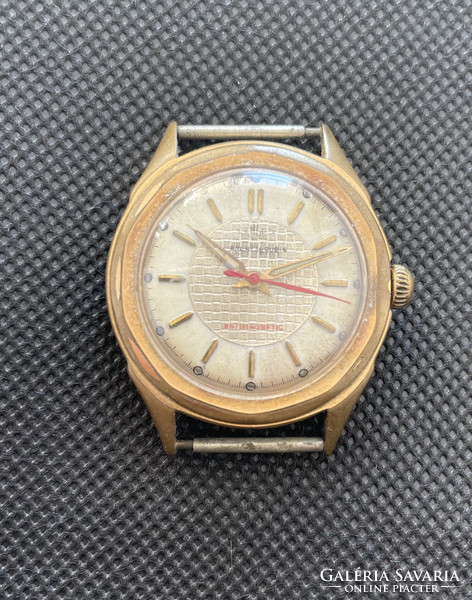 Rare dial red central second flashy watch