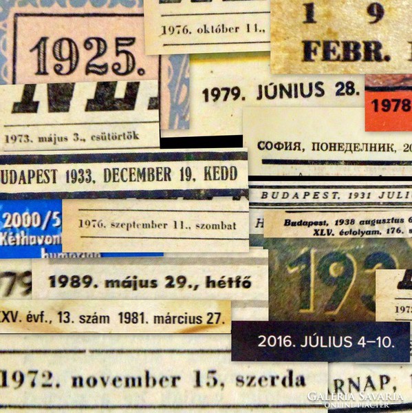 1971 július 1  /  Magyar Nemzet  /  50 éves lettem :-) Ssz.:  19201