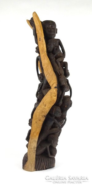 1G400 African special large multi-shaped wood carving 45 cm