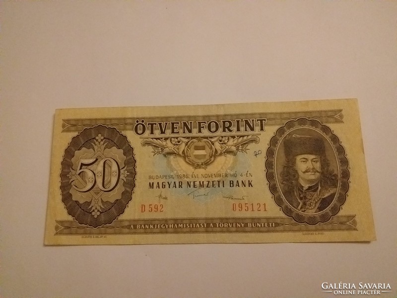 1986-os 50 Forint