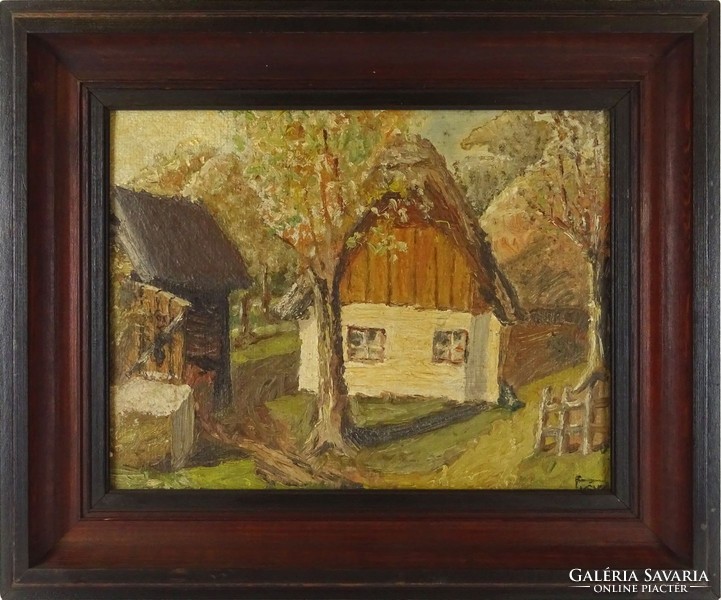 1G501 xx. Century Hungarian painter: homestead