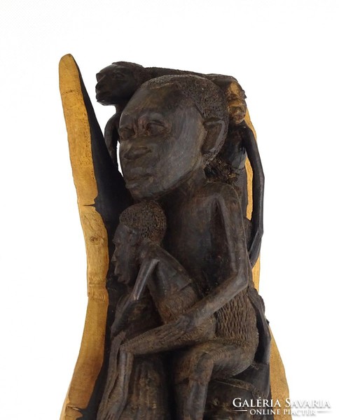 1G400 African special large multi-shaped wood carving 45 cm