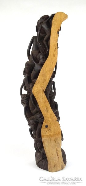 1G400 African special large multi-shaped wood carving 45 cm