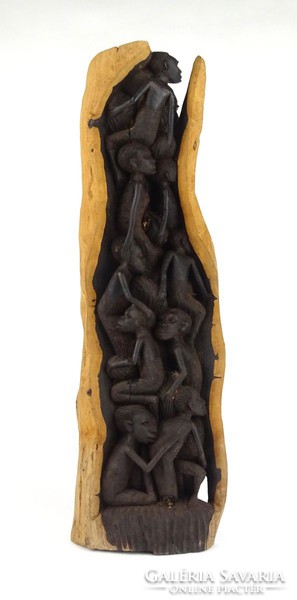 1G400 African special large multi-shaped wood carving 45 cm