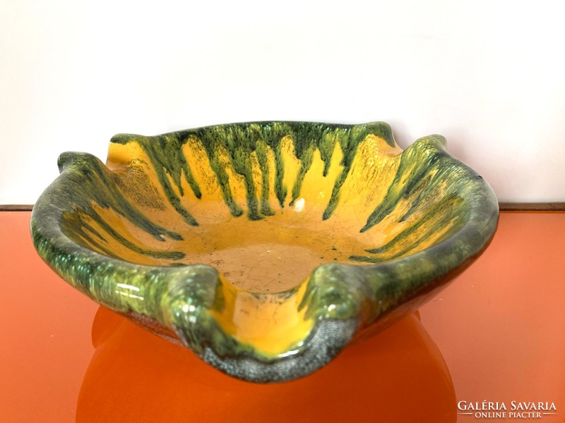 Art ceramic ashtray, ashtray - 21 cm