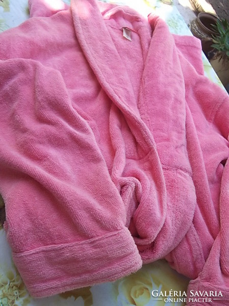 Női Fürdőköpeny-köntös pink meleg, csinos db.