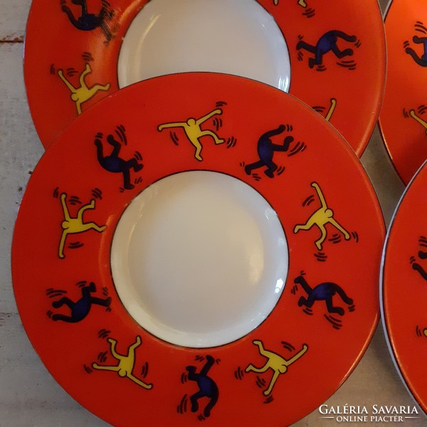 Könitz German porcelain small plate 6 pcs.