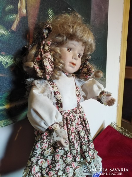 Vintage music doll with morbid, awesome looking key