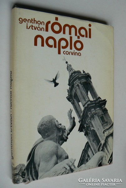 Roman diary, István Genthon 1973, book in good condition