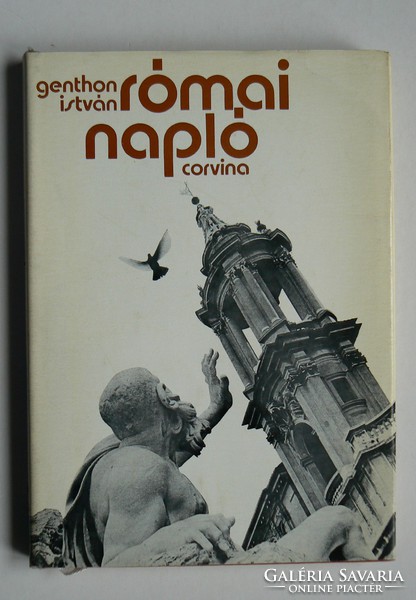 Roman diary, István Genthon 1973, book in good condition