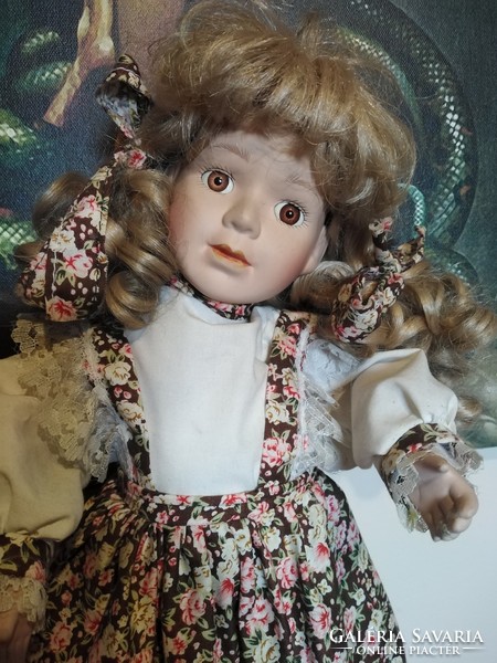 Vintage music doll with morbid, awesome looking key