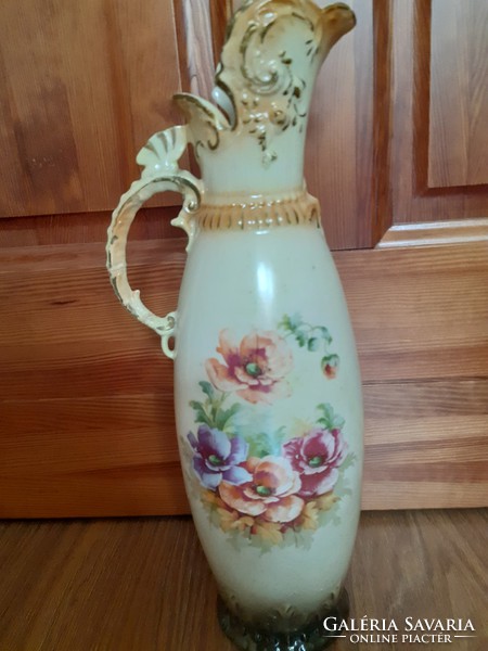 Álomszép fajansz váza,karaffa