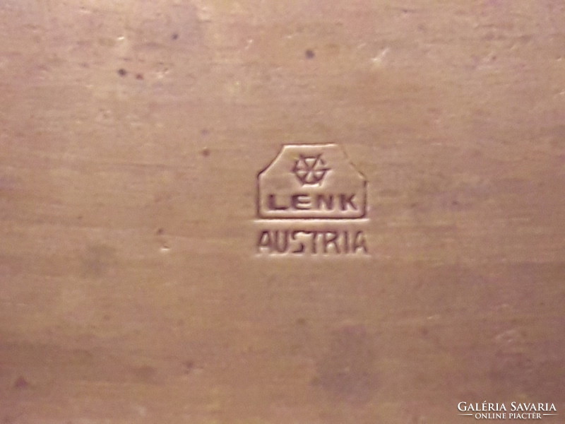 Lenk Austria jelzett fém tálca eredeti az 1920 - as évekből