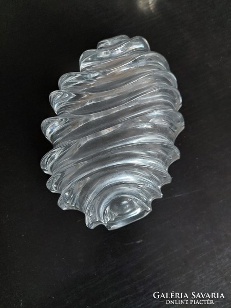 Ardeco, ribbed glass bowl
