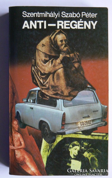Anti-novel, Szentmihályi tailor Peter 1989, book in good condition, cover designed by dóra maurer