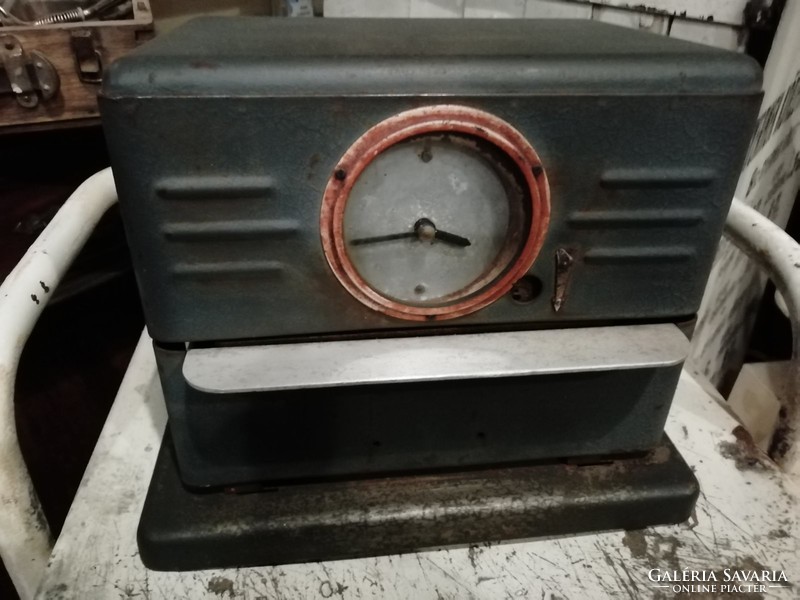 Blocking clock from the middle of the 20th century, industrial decoration