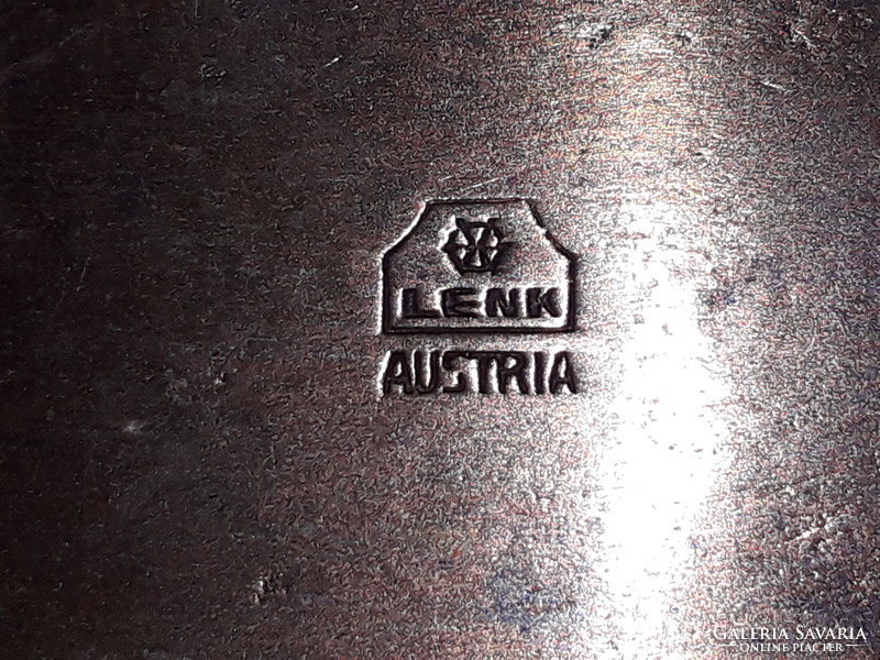 Lenk Austria jelzett fém tálca eredeti az 1920 - as évekből