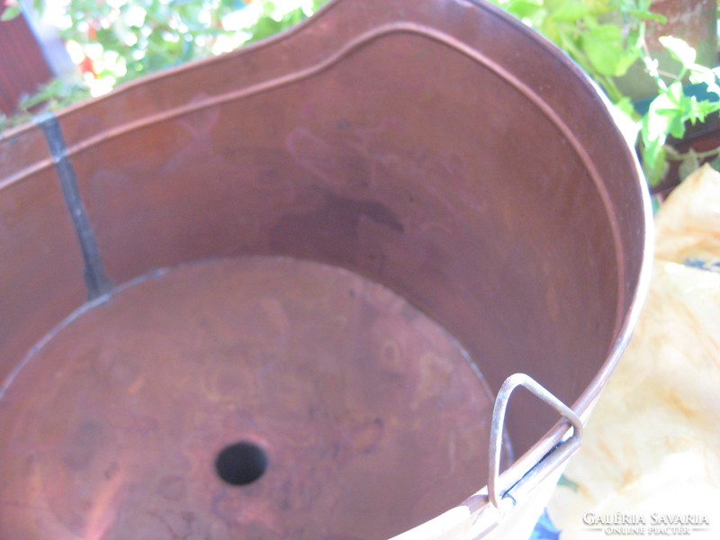 Wine, must, pálinka, töltike, funnel, made of red copper, tin masterwork from the 60s