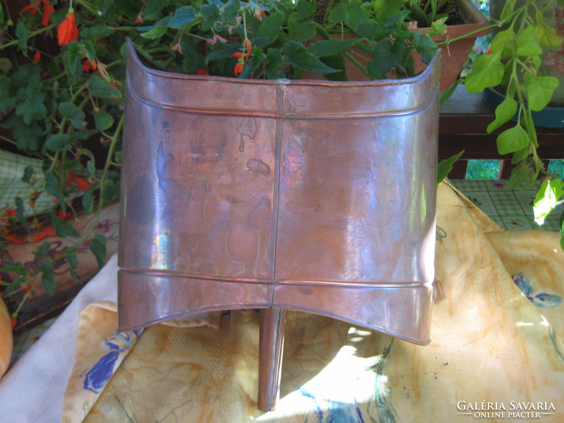 Wine, must, pálinka, töltike, funnel, made of red copper, tin masterwork from the 60s