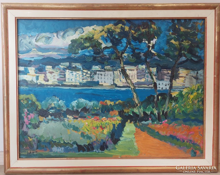 Mihály Schéner: landscape (Buda)