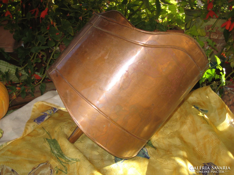 Wine, must, pálinka, töltike, funnel, made of red copper, tin masterwork from the 60s