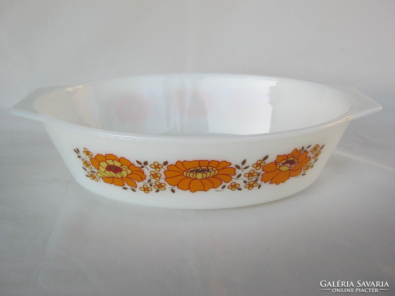 Retro ... English pyrex heat-resistant glass bowl