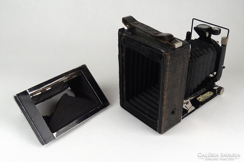 1G012 antique voigtlander compur camera in original leather case 1927/35