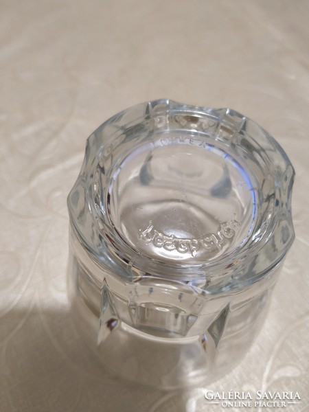 Retro thick walled glass cups for sale!